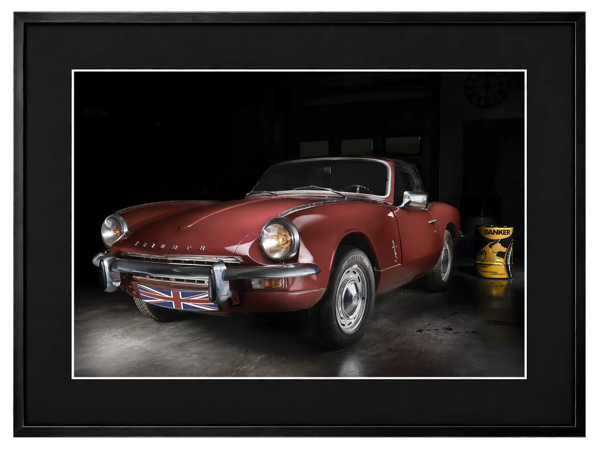 photo studio triumph speedfire dans un atelier patrice cauleur