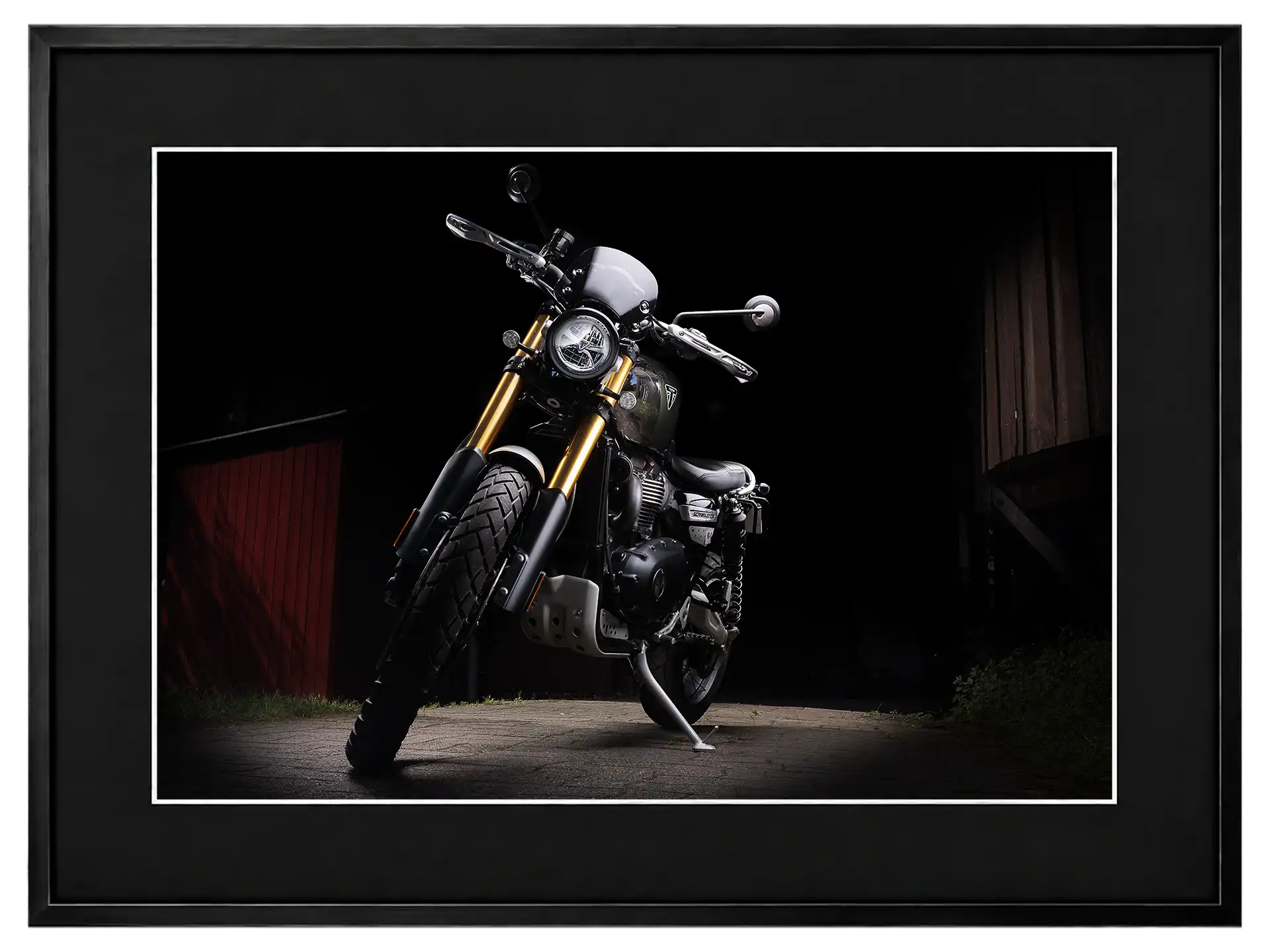 cadre photo moto out of stable patrice cauleur