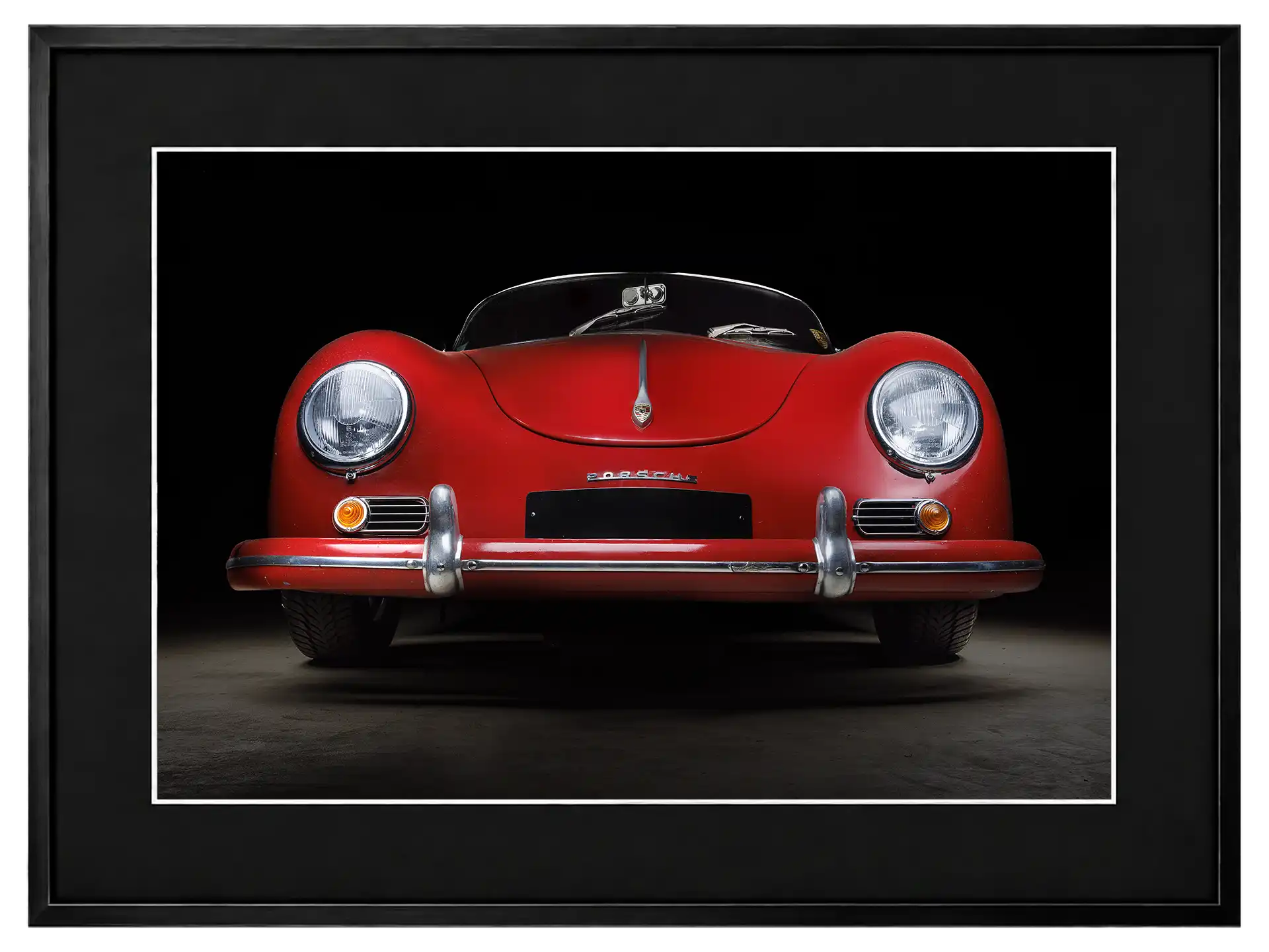 photo studio de l'avant d'une porshe 356 patrice cauleur